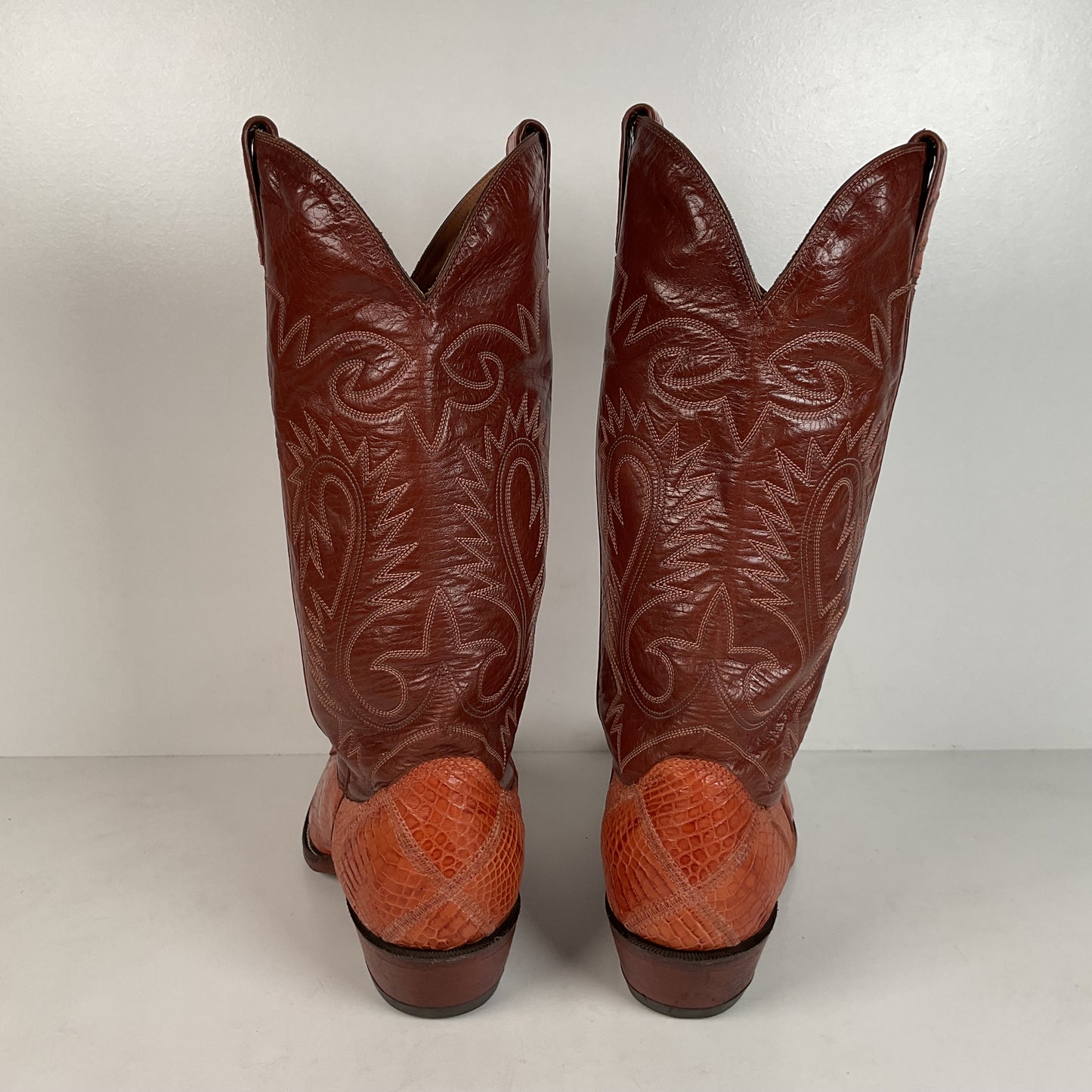 Alberta Boot Company | Alligator Cowboy Boots | Tail Cut | Men’s 9 EE