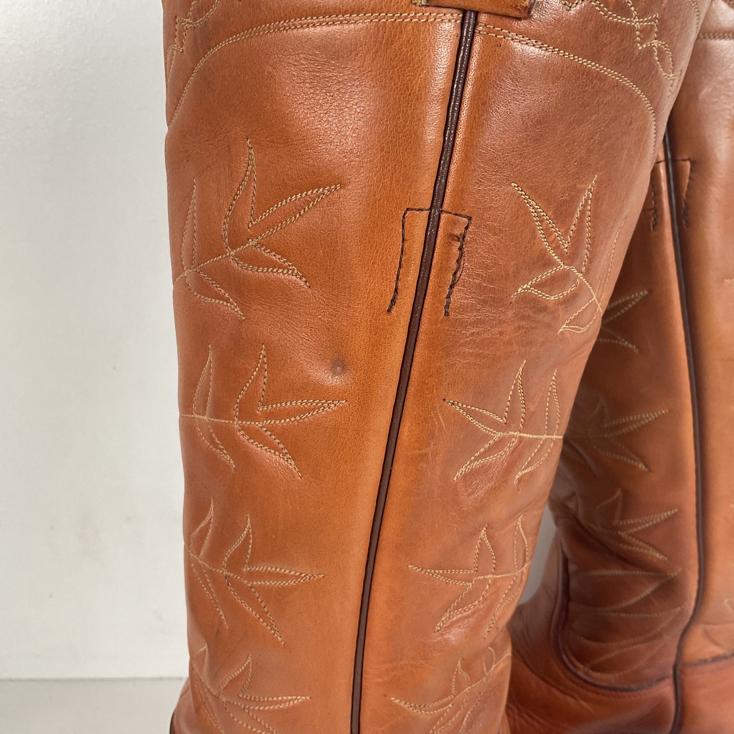 Vintage Tony Lama Tall Top Cowboy Boots | Gold Label | Tall Top | Men’s 9 D