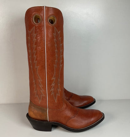 Custom Buckaroo Cowboy Boots | Rough Stock Heel | Tall Top | Men’s 11
