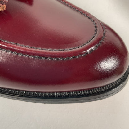 Vintage Allen Edmonds Saratoga Tassel Loafers | Burgundy Calf | Men’s 10 B