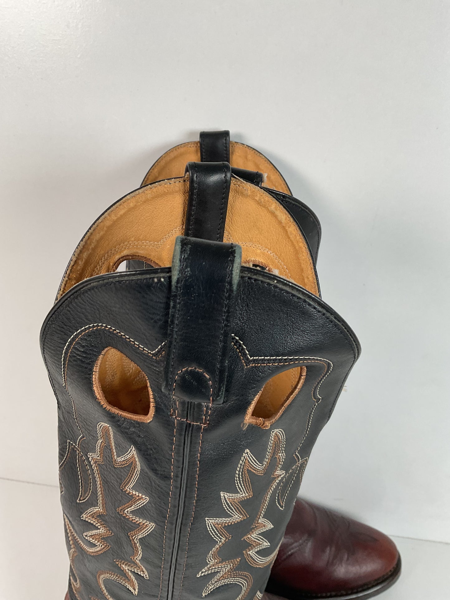 Shepler’s Tall Buckaroo Cowboy Boots 9 D Oil Resistant Work Sole