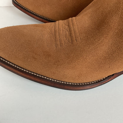 Vintage Nocona Suede Rough Out Cowboy Boots | Extra Narrow | Men’s 11.5 A