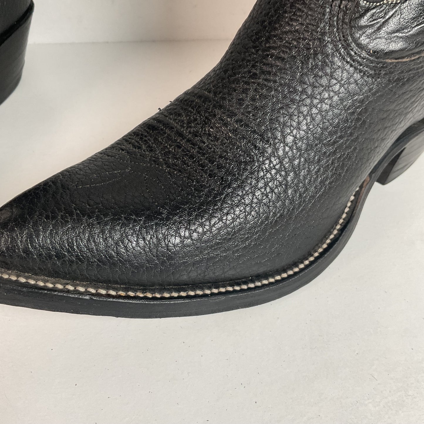 Vintage Nocona Bullhide Cowboy Boots | USA Made | Black | Men’s 8.5 D