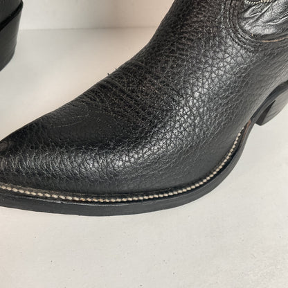 Vintage Nocona Bullhide Cowboy Boots | USA Made | Black | Men’s 8.5 D