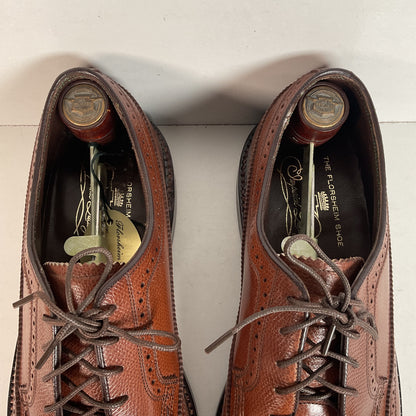 Vintage Florsheim Imperial Longwing Derby Loafers | V-Cleat | 93602 | Narrow | Men’s 9 C