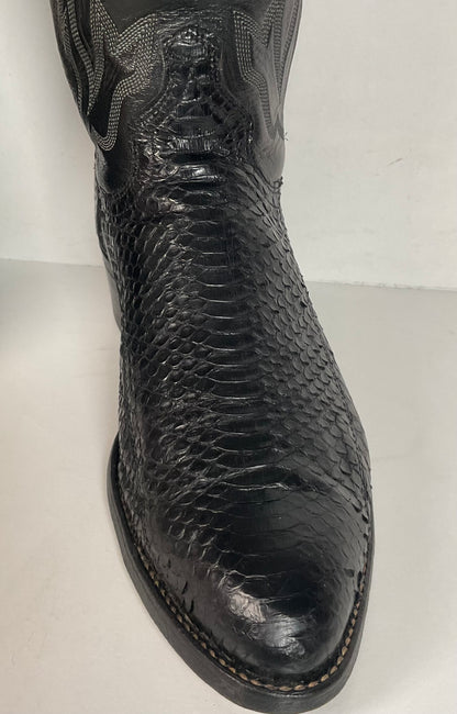 Vintage Texas Imperial Cowboy Boots | Python Snakeskin | USA Made | Men’s 9.5 D