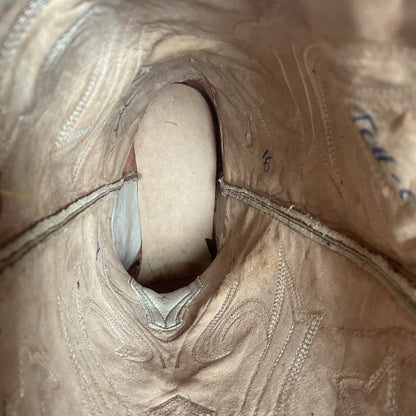 Silvertown Custom Cowboy Boots | Lizard Teju | Men’s 6.5 | Women’s 7.5