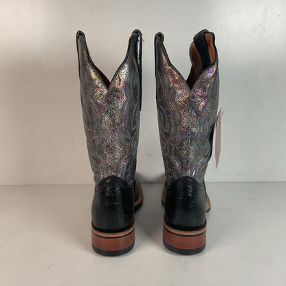 Boulet Women’s Iridescent Cowgirl Boots 9 C Square Toe