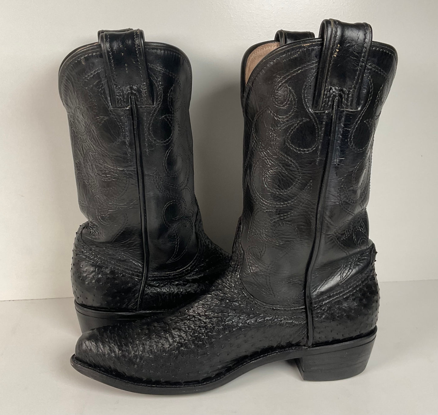 Custom Turkey Quill Cowboy Boots | USA Made | Gallapava | Men’s 9.5 D