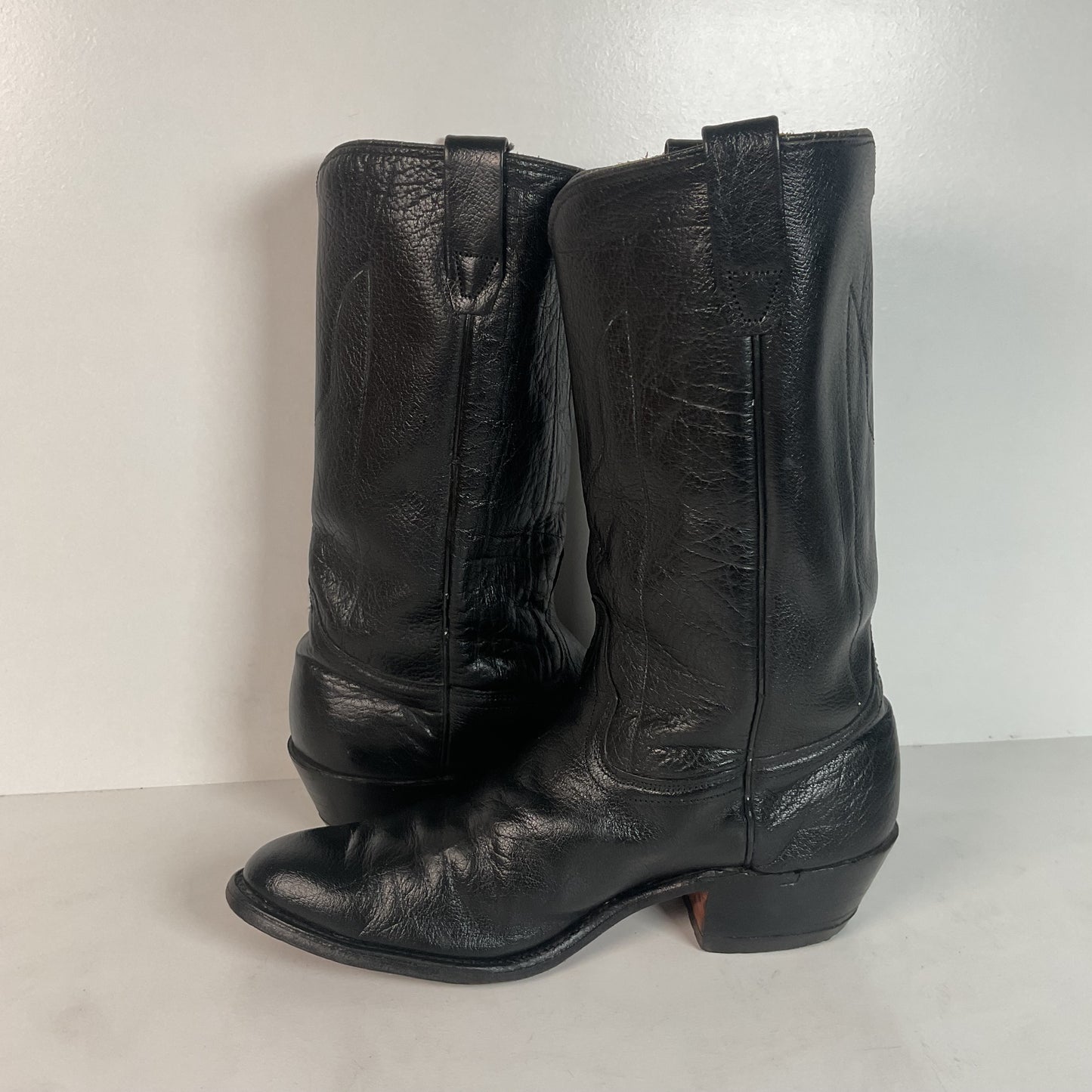 Vintage Wrangler Water Buffalo Cowboy Boots | 1960s-1970s | USA Made | 9.5 D