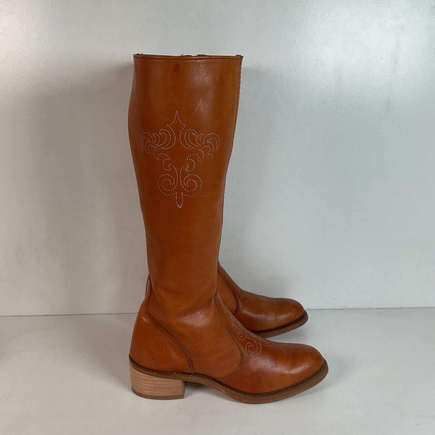 1970s Wrangler Platform Campus Boots — USA Made — 7 N