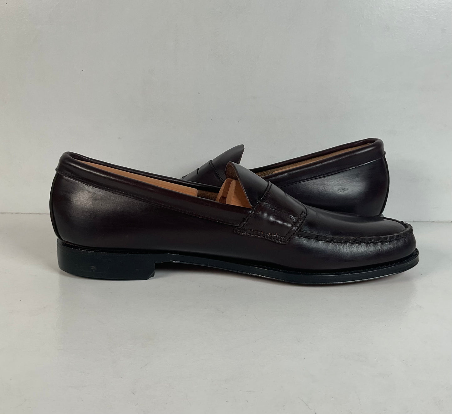 1970s Jarman Moccasin Penny Loafer 12 B Hand Sewn Benchmark