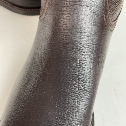 Vintage Texas Water Buffalo Cowboy Boots | USA Made | Exotic | Men’s 8.5 D