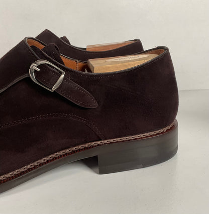 Mezlan Double Monk Strap Shoes | Custom | Nubuck Suede | Brown | Men’s 10.5 M