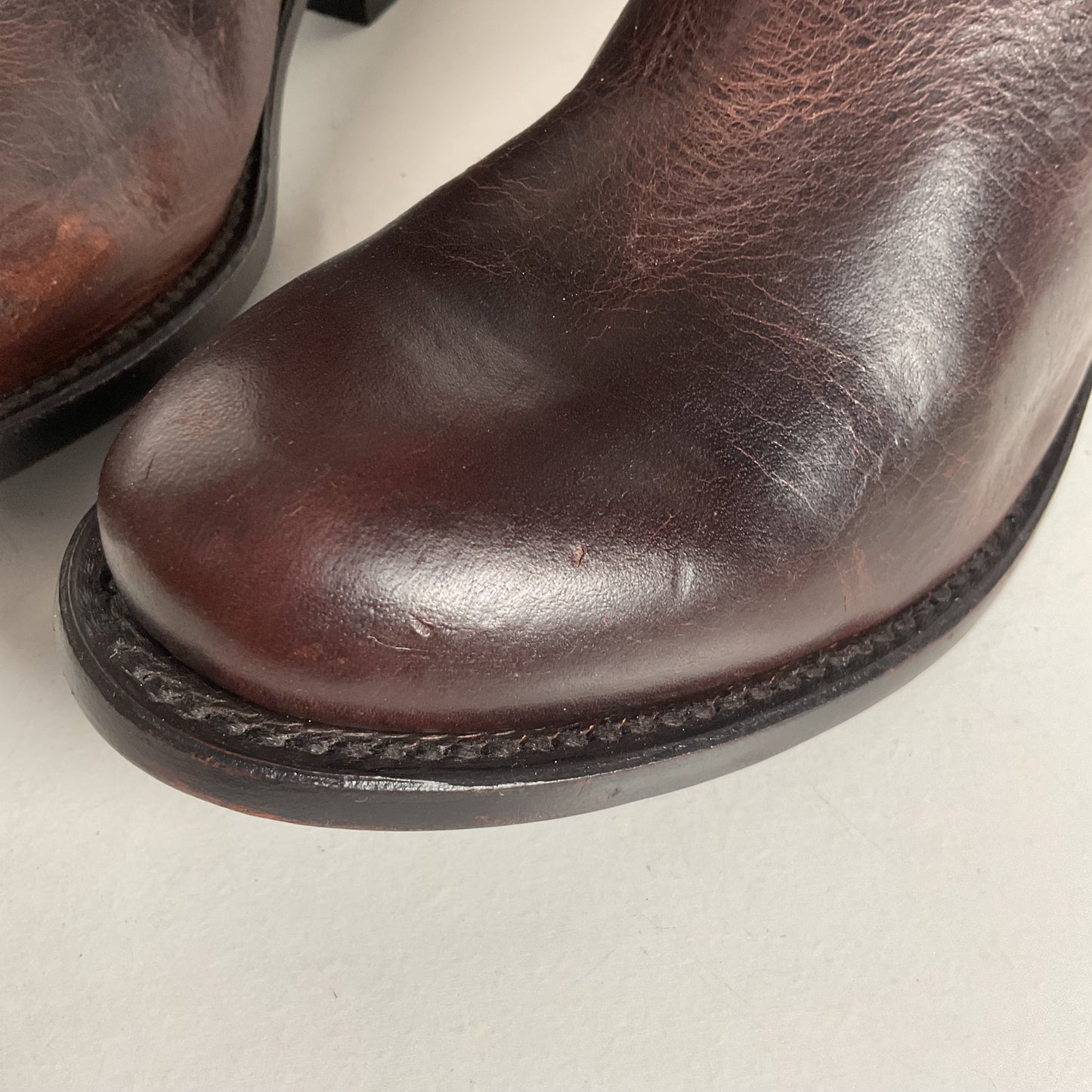 J.B. Dillon Western Riding Boots | Triple Buckle | Tooled | Women’s 8 B