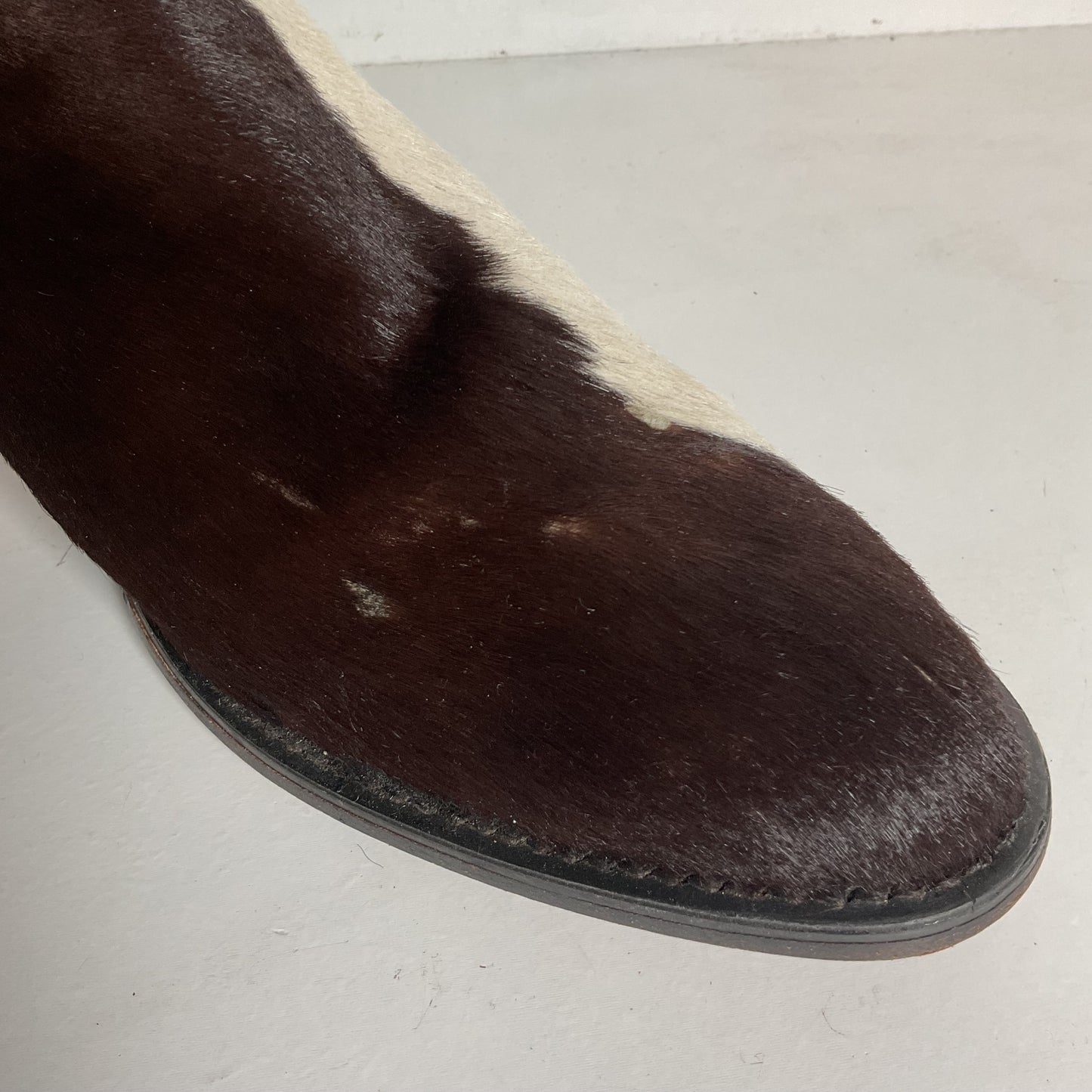 Dan Post Pony Hair On Cowhide Cowgirl Boots 7.5 M