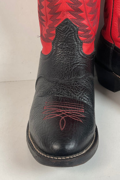 Vintage Nocona Buckaroo Cowboy Boots 12 D USA Made