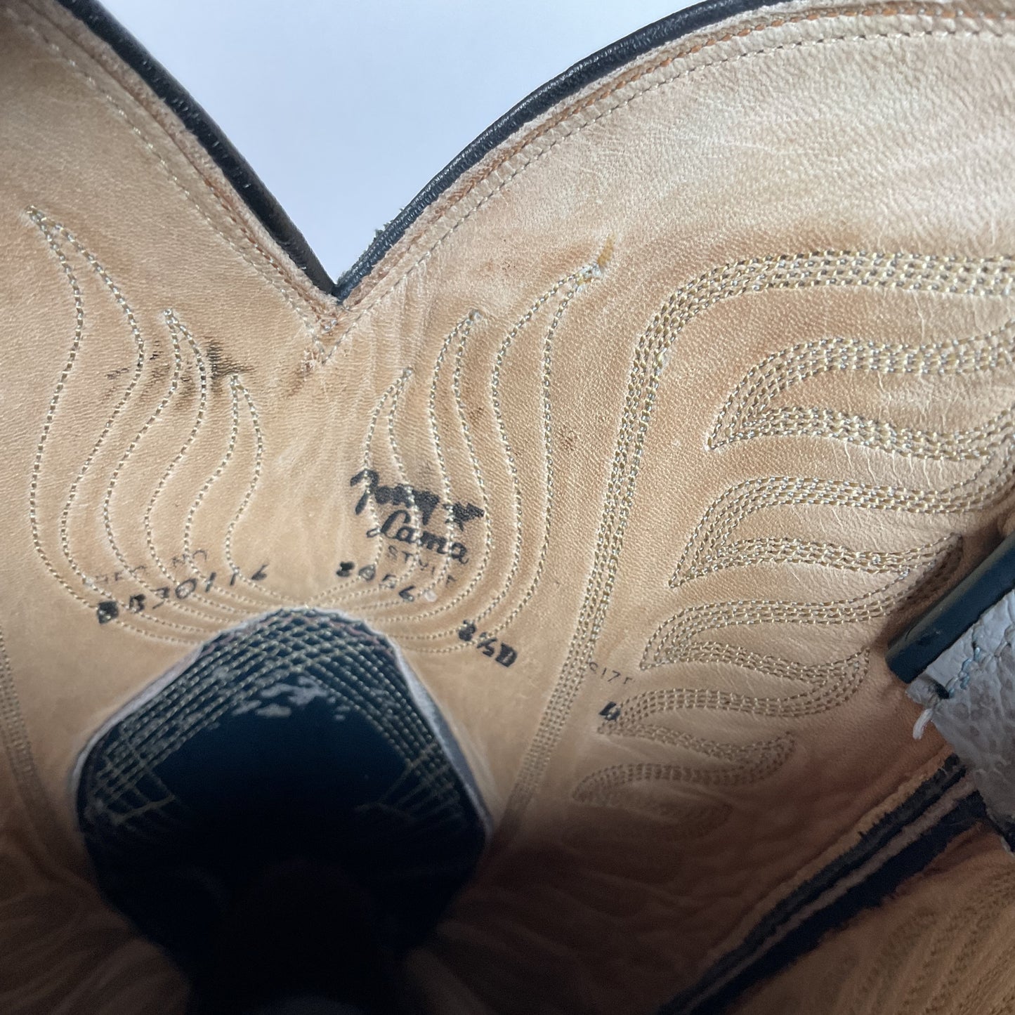 Vintage Tony Lama Antelope Cowboy Boots | Exotic | Gold Label | Men’s 8.5 D