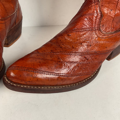 Full Eel Skin Cowboy Boots | Lee Shoes Custom | Exotic | Men’s 11