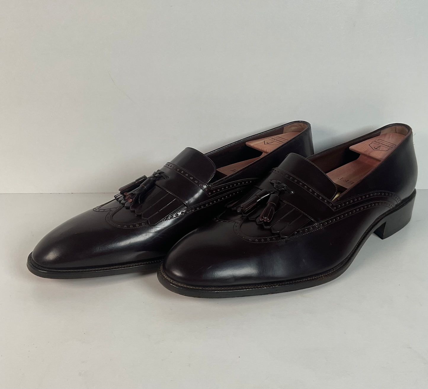 Bally Tassel Loafers | Burgundy Patent | Men’s 15