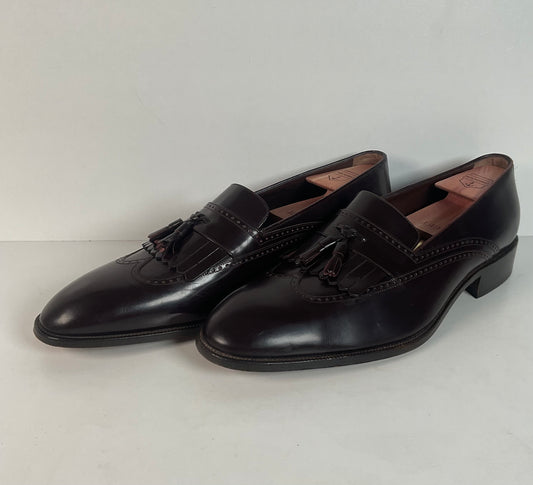 Bally Tassel Loafers | Burgundy Patent | Men’s 15