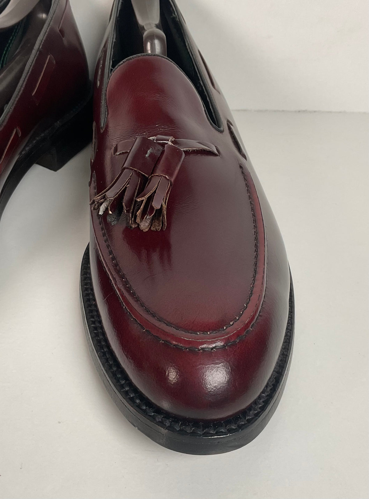 Vintage Florsheim Imperial Tassel Loafers | Tuscany Bordeaux | Men’s 10.5 AA