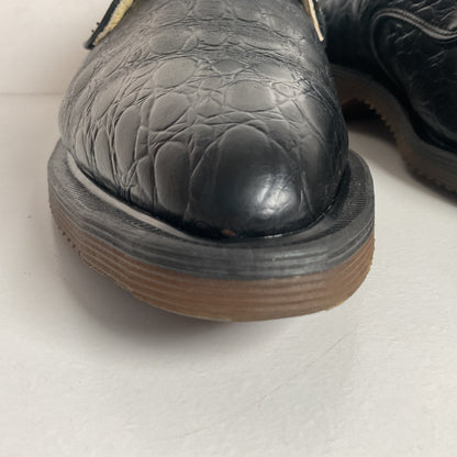 Vintage Dr. Martens Crocodile Embossed Derby Shoes Men’s 8 UK | 9 US England