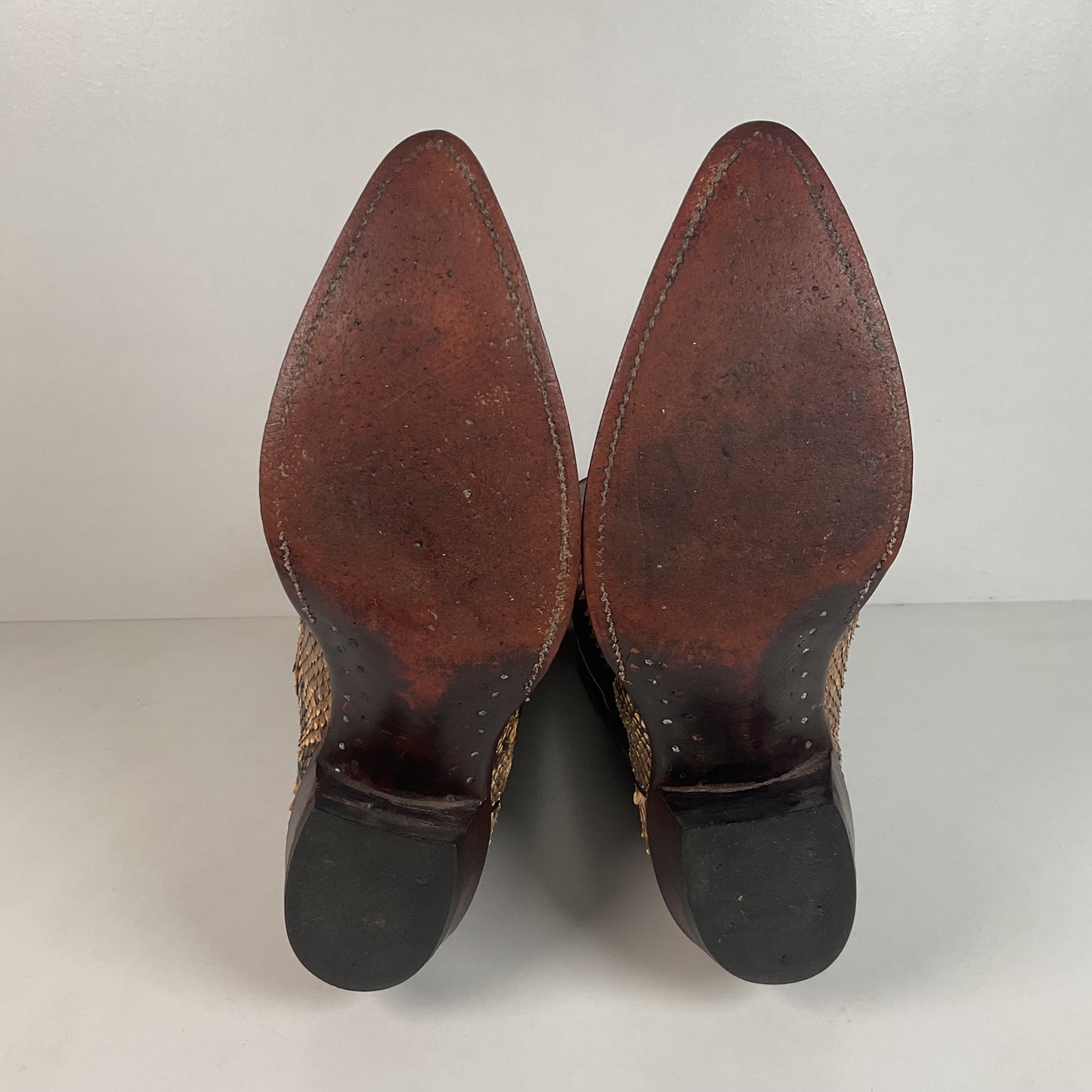 Vintage Justin Python Cowboy Boots | Snakeskin | USA Made | Men’s 10.5 B
