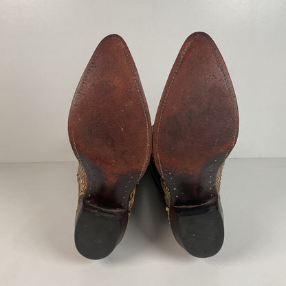 Vintage Justin Python Cowboy Boots | Snakeskin | USA Made | Men’s 10.5 B