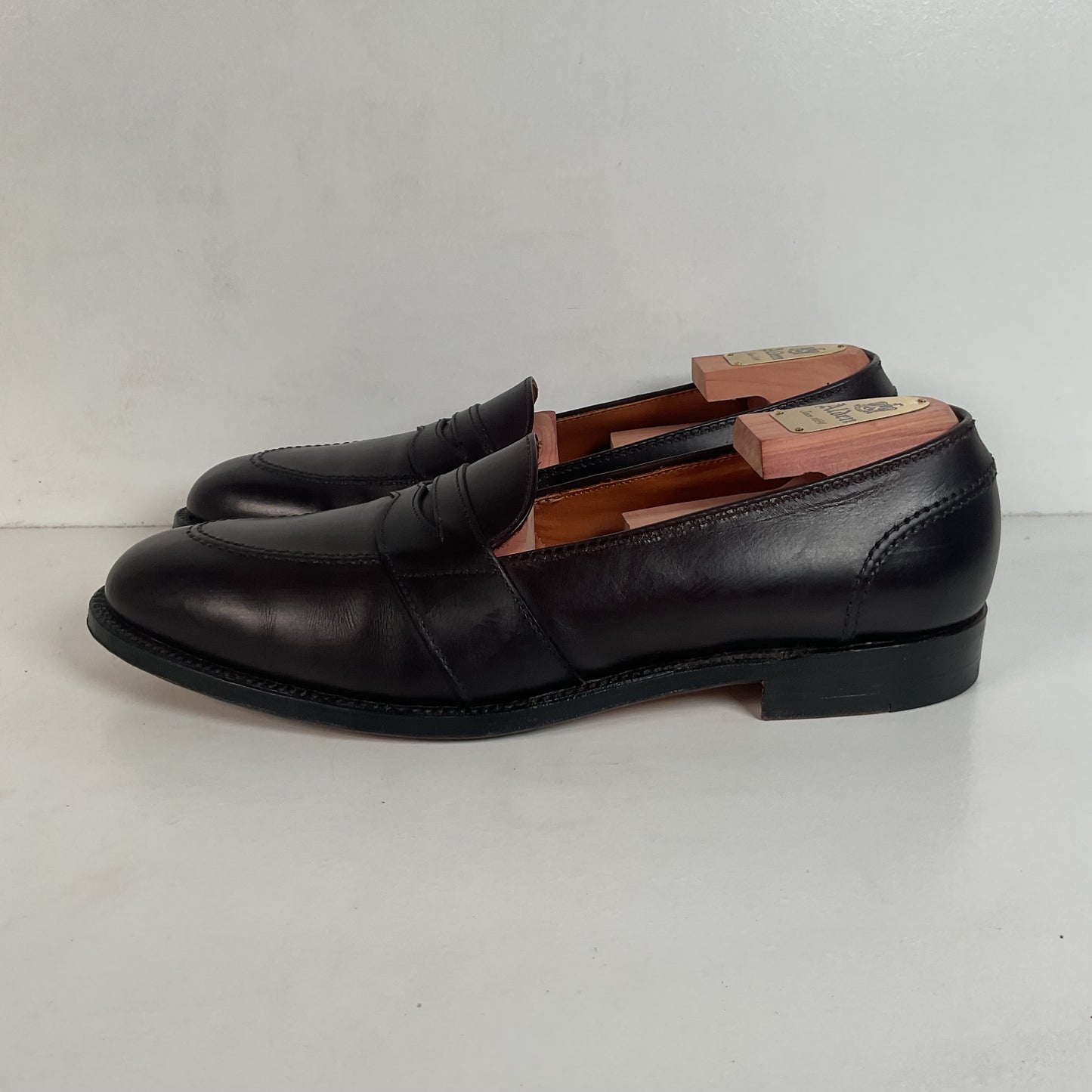 Alden Men's 683 - Full Strap Slip On - Burgundy Calfskin - 11 B (Narrow)