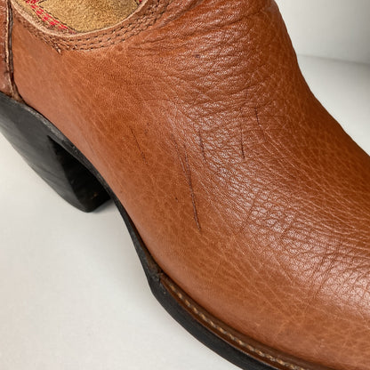 Custom Buckaroo Cowboy Boots | Tall Top | Rough Out Suede Shaft | Men’s 11