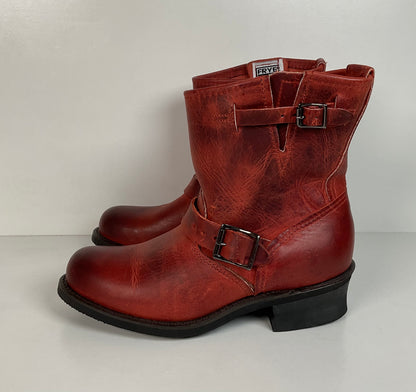 Frye 8 R Engineer Boots | USA Made | Retired Redwood | Women’s 7.5 M