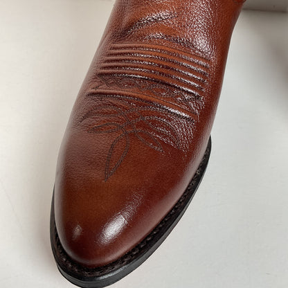 Vintage Dan Post Cowhide Cowboy Boots | USA Made | Men’s 8.5 D