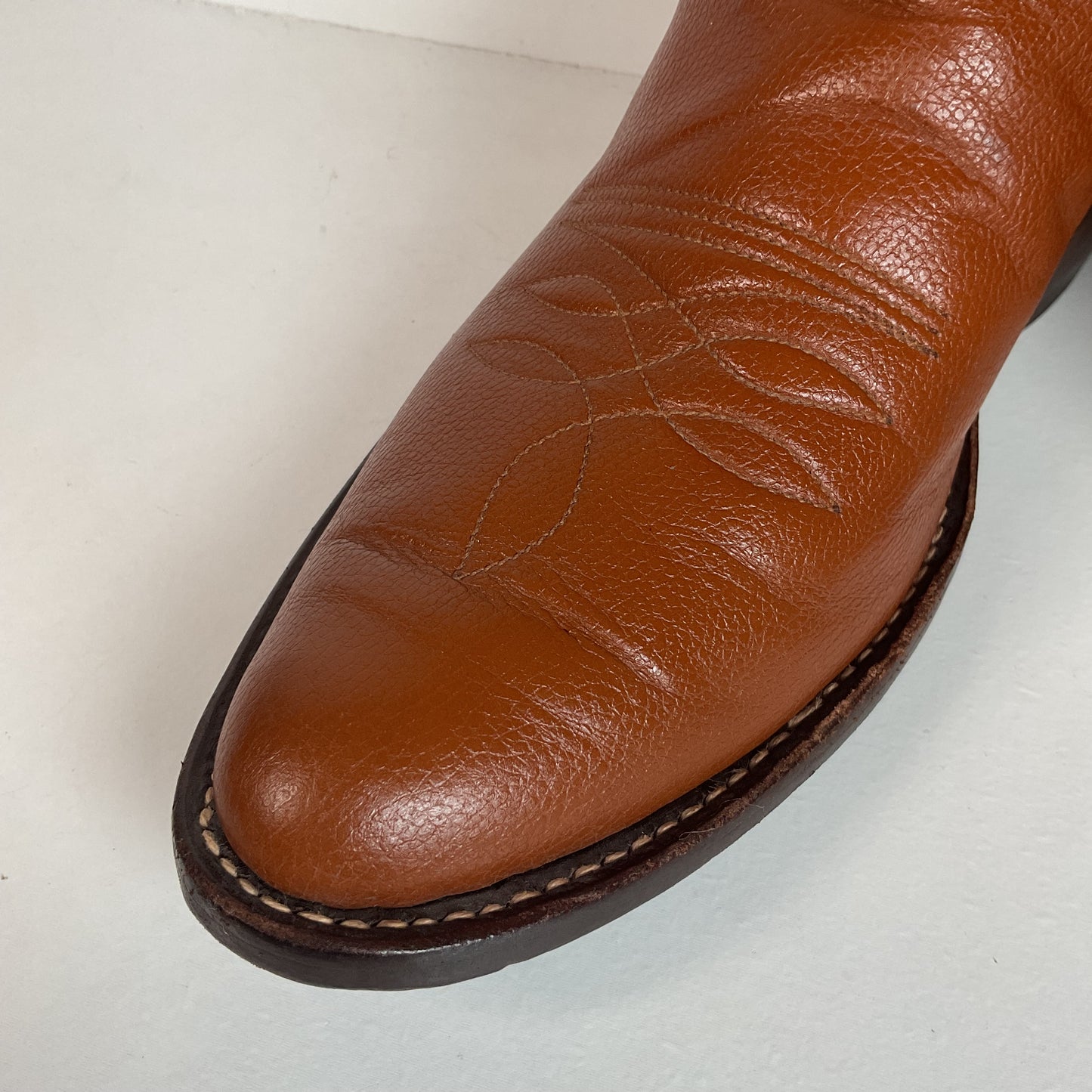 Jack Rowin Custom Cowboy Boots Men’s 9.5 Tall Stove Top Buckaroo