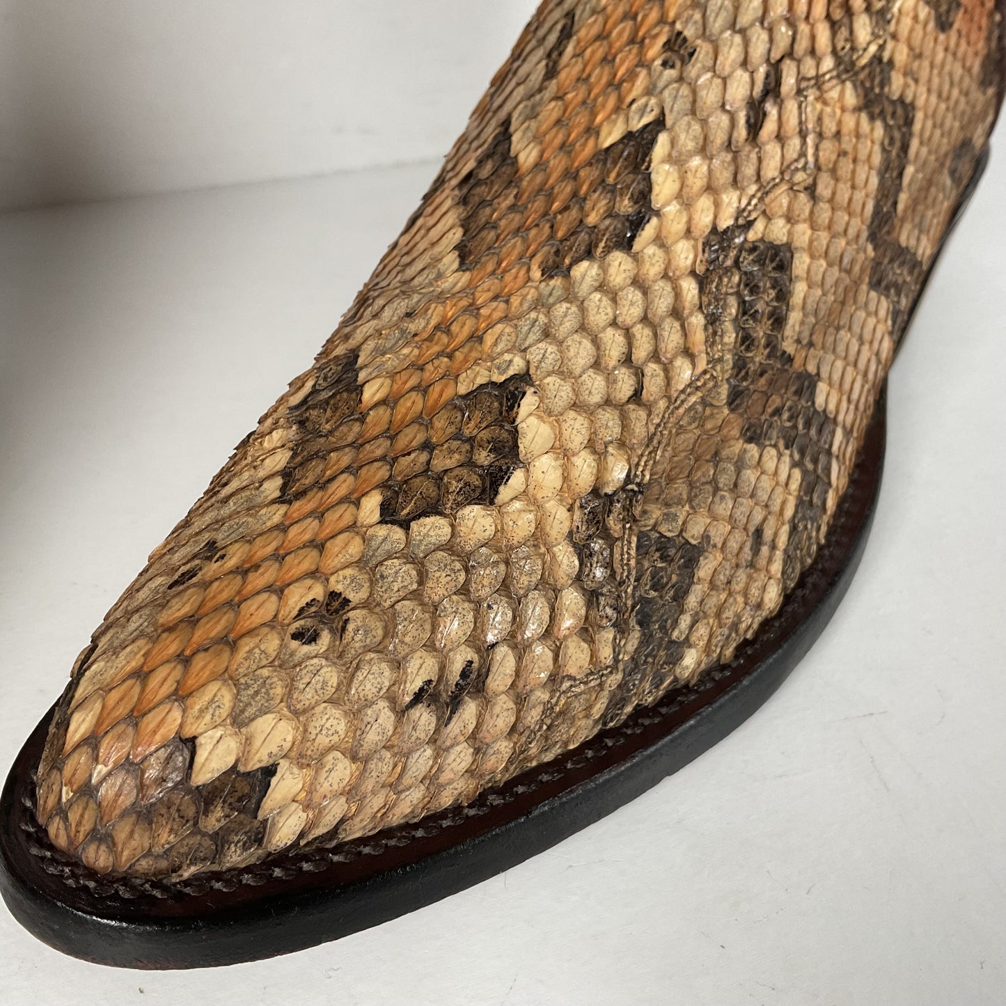 Lucchese 2000 Canebrake Rattlesnake | USA Made | Timber Snakeskin | Men’s 8 D