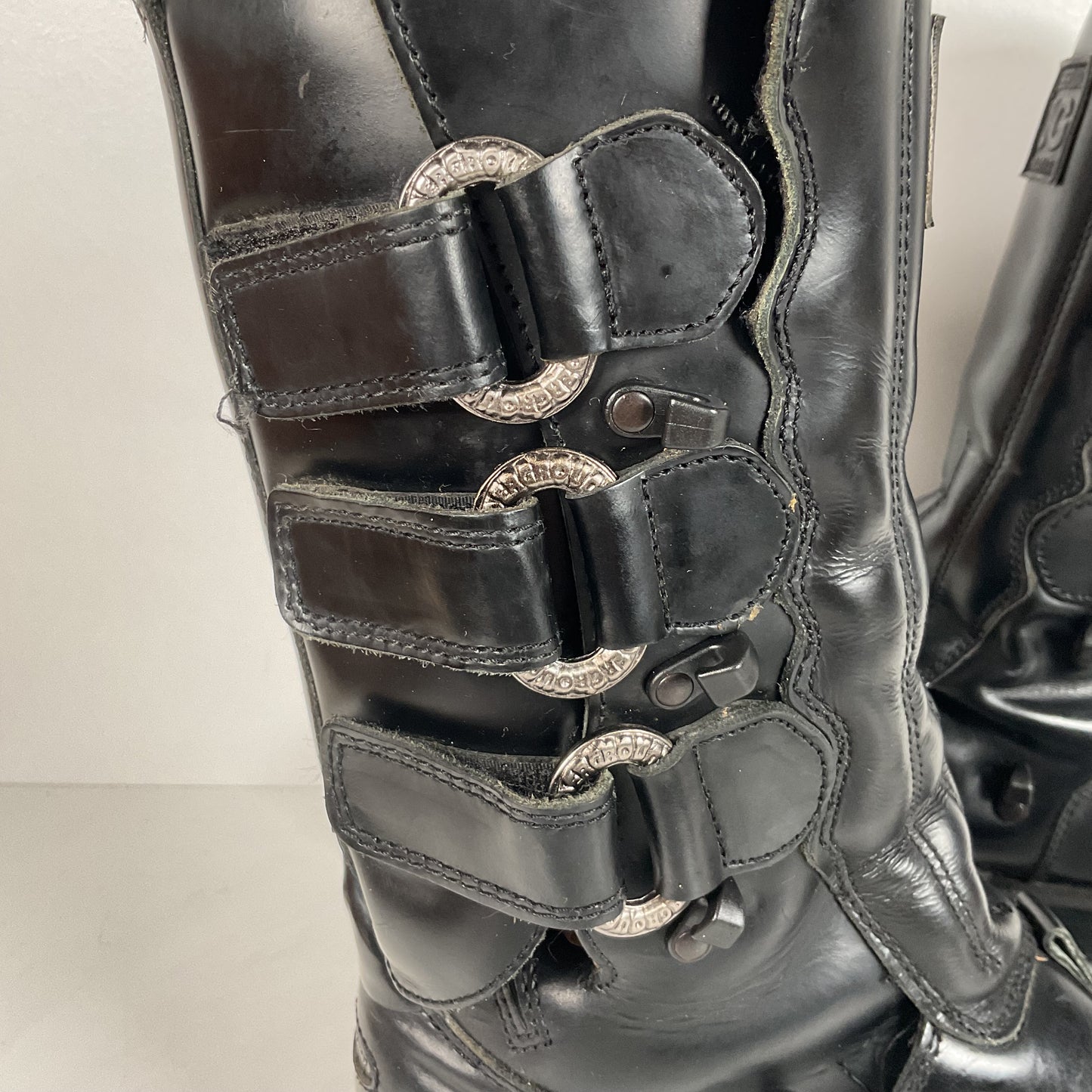 Underground England Gladiator Boots | Quintuple Buckle | UK 10 | US 11