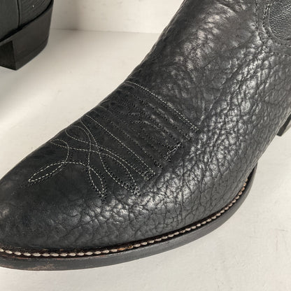 Nocona Bullhide Cowboy Boots | USA Made | Black | Men’s 8.5 EE