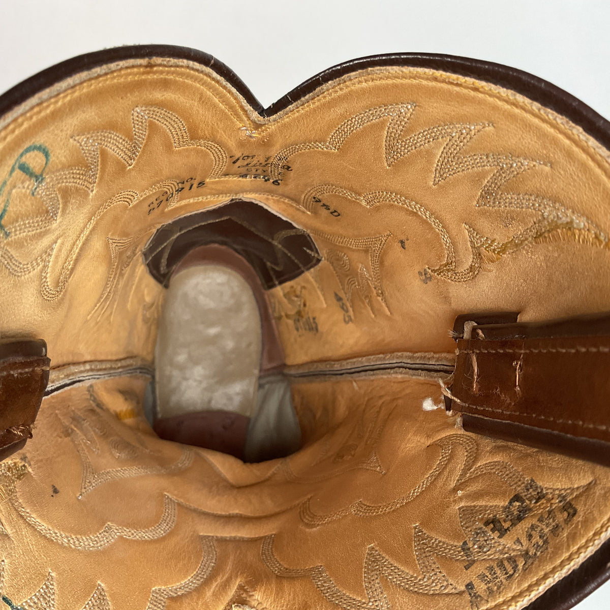 Vintage Tony Lama Lizard Wingtip Cowboy Boots | Gold Label | Men’s 9.5 D