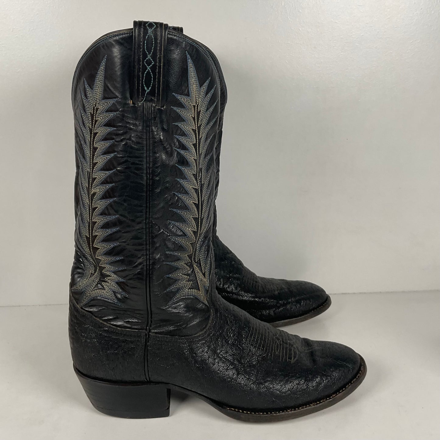 Vintage Tony Lama Cowboy Boots | Nocona Belt | Safari | Gold Label | Men’s 10 D