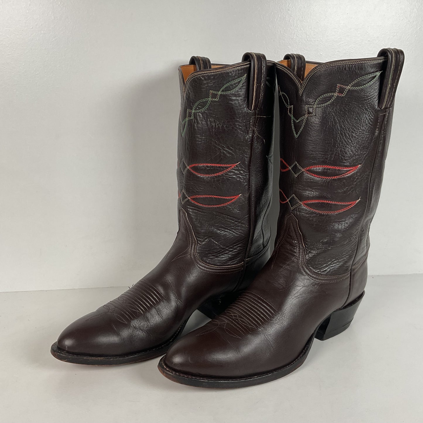 Vintage Tony Lama Buffalo Calf Cowboy Boots | 1960s-1970s | Narrow | Men’s 11 B