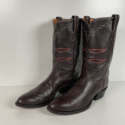 Vintage Tony Lama Buffalo Calf Cowboy Boots | 1960s-1970s | Narrow | Men’s 11 B