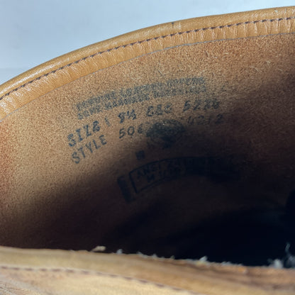 Vintage 1970s Iron Age Safety Toe Ankle Boots 9.5 EEE USA Made Campus Chunky