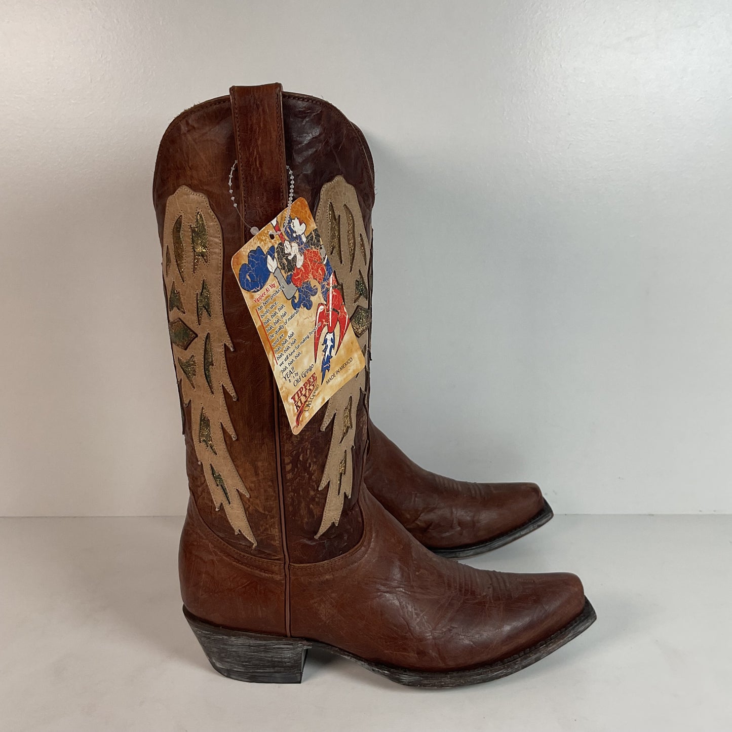 Yippee Ki Yay by Old Gringo Cowgirl Boots | Angelic Crucifix | Women’s 8 B