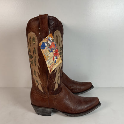 Yippee Ki Yay by Old Gringo Cowgirl Boots | Angelic Crucifix | Women’s 8 B