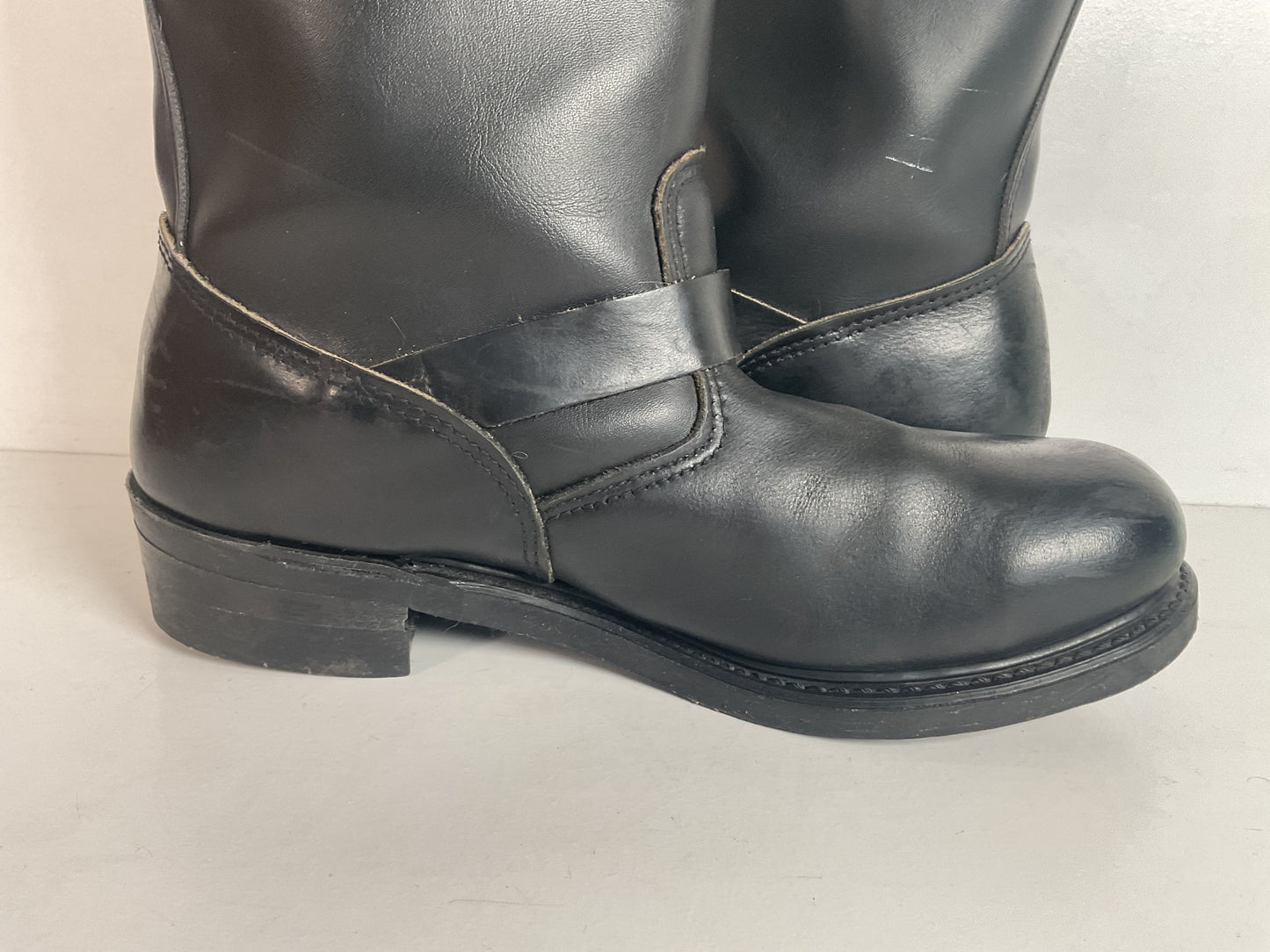 Vintage Brahma Steel Toe Engineer Boots 10.5 USA Made