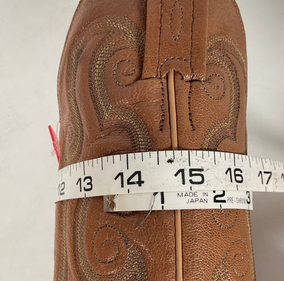 Tony Lama Full Quill Ostrich Cowboy Boots | USA Made | Men’s 6 EE | Women’s 7