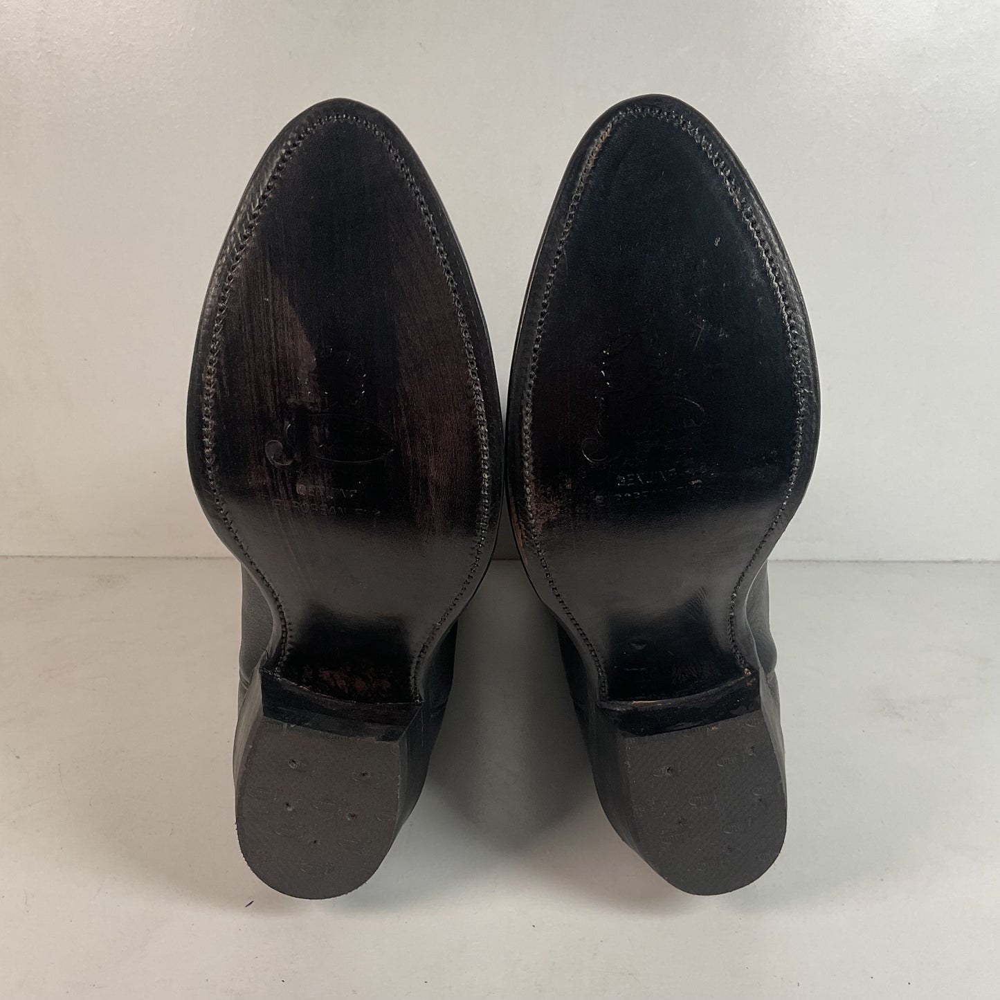 Vintage Justin European Elk Cowboy Boots | USA Made | 11 EE