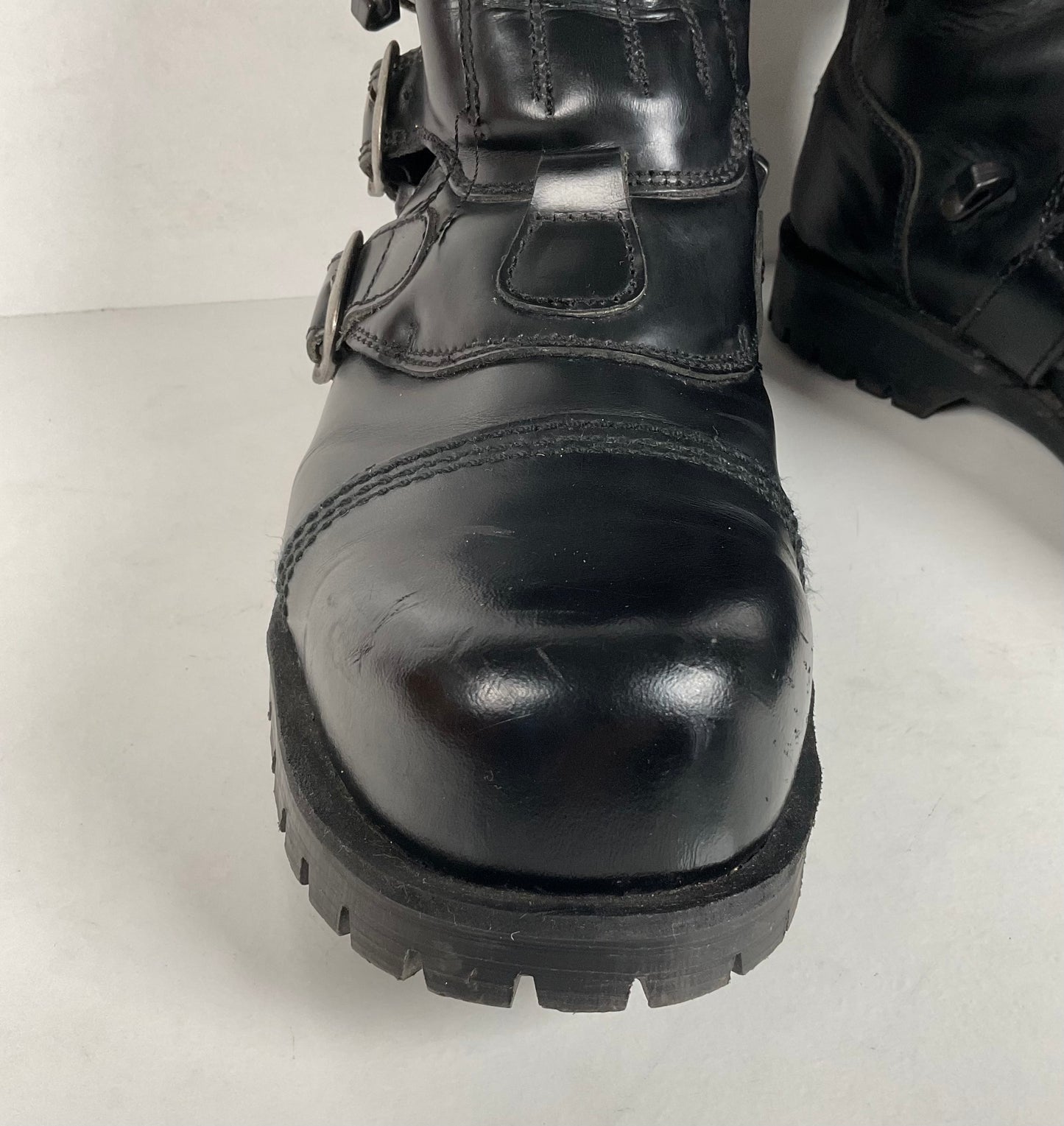 Underground England Gladiator Boots | Quintuple Buckle | UK 10 | US 11