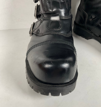Underground England Gladiator Boots | Quintuple Buckle | UK 10 | US 11