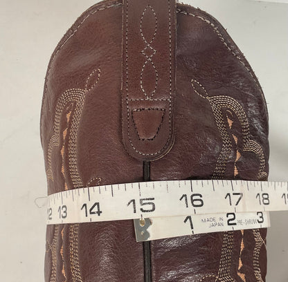 J. Chisholm Full Ostrich Quill Roper Boots | Exotic | USA Made | Men’s 10 D
